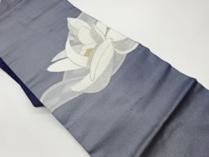 抽象花模様織出し名古屋帯